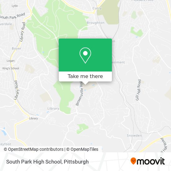 Mapa de South Park High School