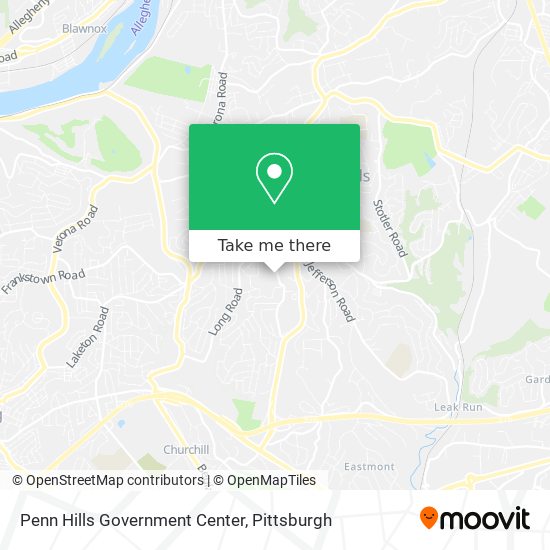 Mapa de Penn Hills Government Center