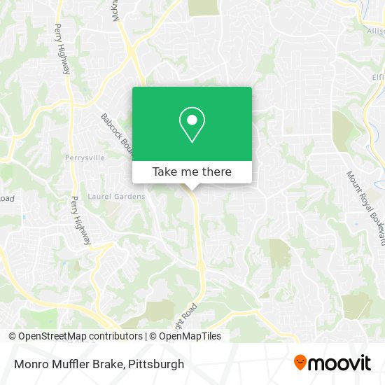 Mapa de Monro Muffler Brake