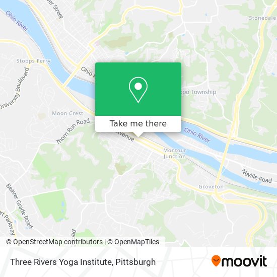 Mapa de Three Rivers Yoga Institute