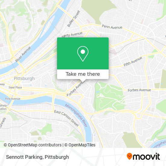 Sennott Parking map