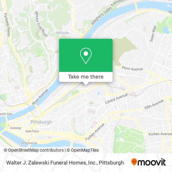 Mapa de Walter J. Zalewski Funeral Homes, Inc.