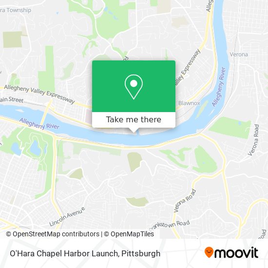 O'Hara Chapel Harbor Launch map