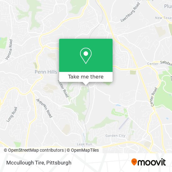 Mccullough Tire map