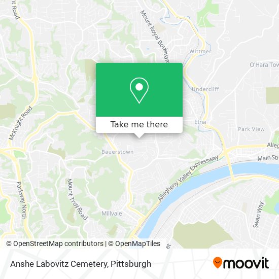 Anshe Labovitz Cemetery map