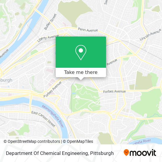 Department Of Chemical Engineering map