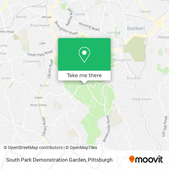 Mapa de South Park Demonstration Garden