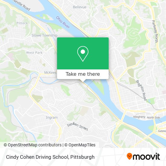 Cindy Cohen Driving School map