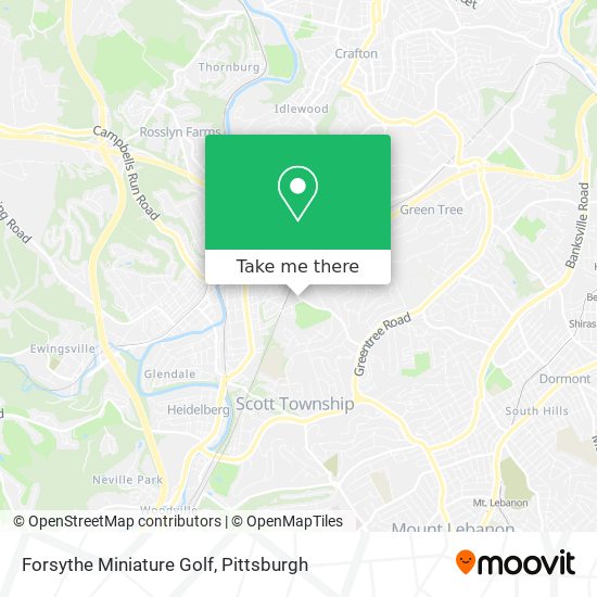 Forsythe Miniature Golf map