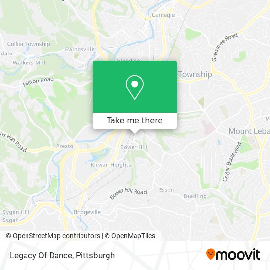 Legacy Of Dance map
