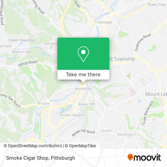 Mapa de Smoke Cigar Shop