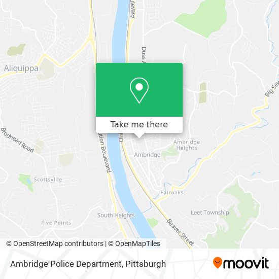 Mapa de Ambridge Police Department