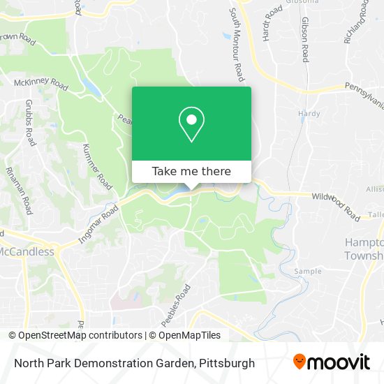 Mapa de North Park Demonstration Garden