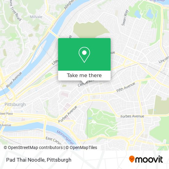 Pad Thai Noodle map