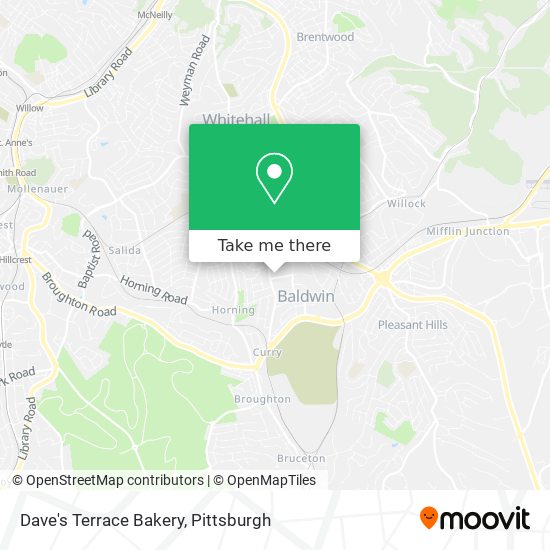 Dave's Terrace Bakery map