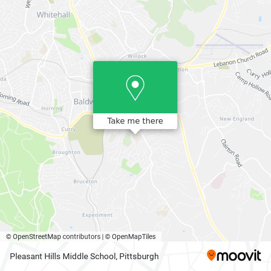 Pleasant Hills Middle School map