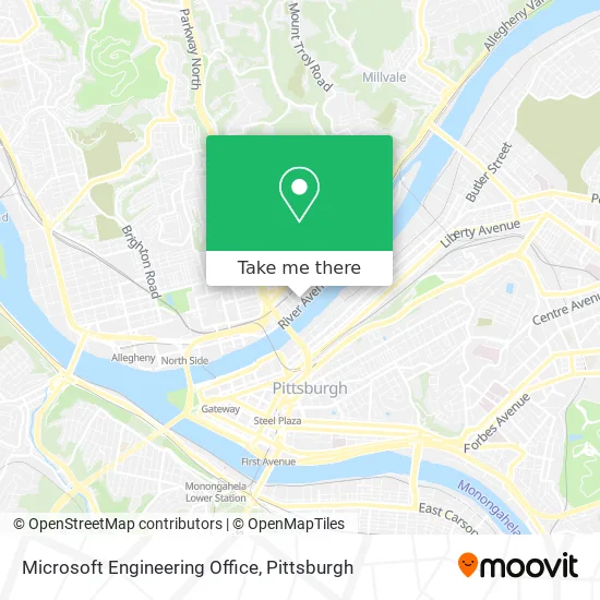 Microsoft Engineering Office map