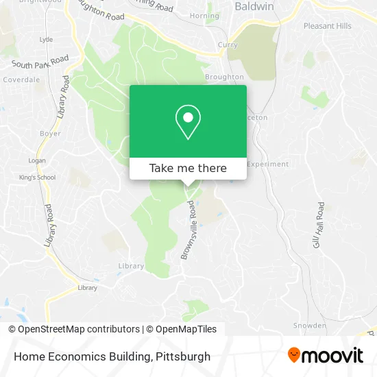 Home Economics Building map