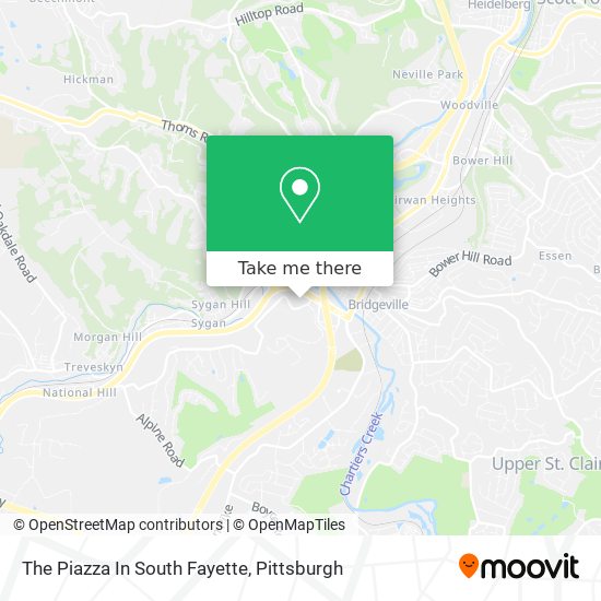 The Piazza In South Fayette map