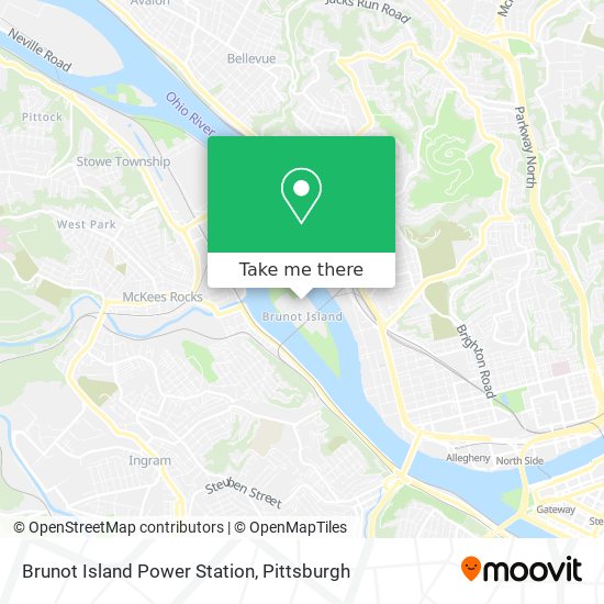 Brunot Island Power Station map