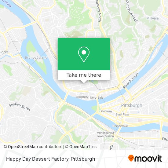 Mapa de Happy Day Dessert Factory