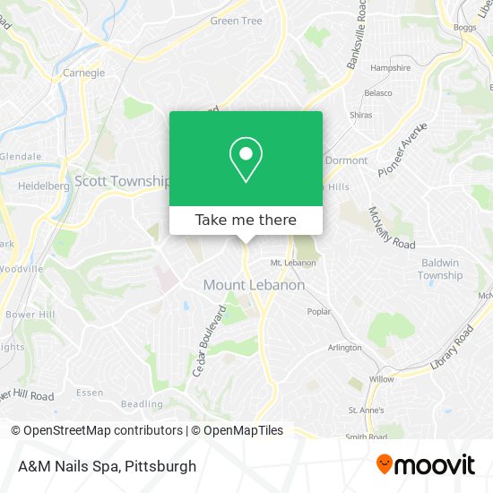 Mapa de A&M Nails Spa