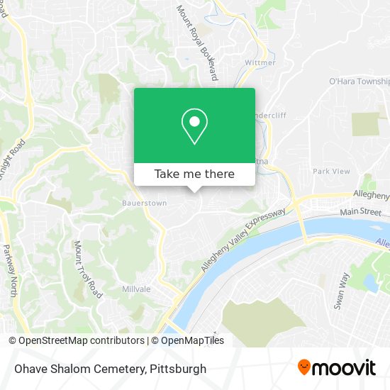 Ohave Shalom Cemetery map