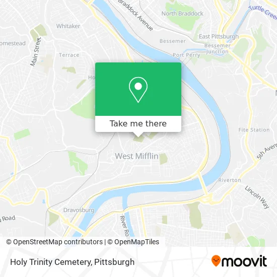 Holy Trinity Cemetery map