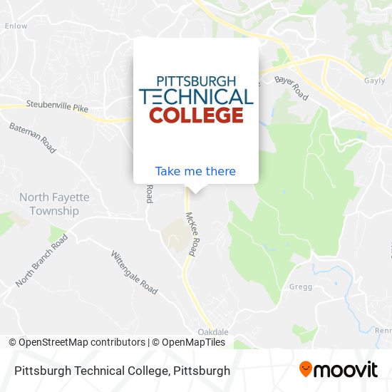 Mapa de Pittsburgh Technical College