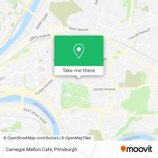 Carnegie Mellon Café map