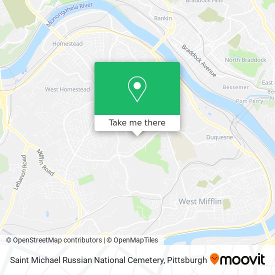 Mapa de Saint Michael Russian National Cemetery