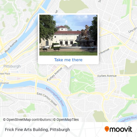 Frick Fine Arts Building map