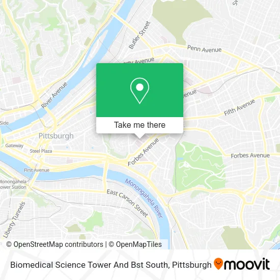 Biomedical Science Tower And Bst South map