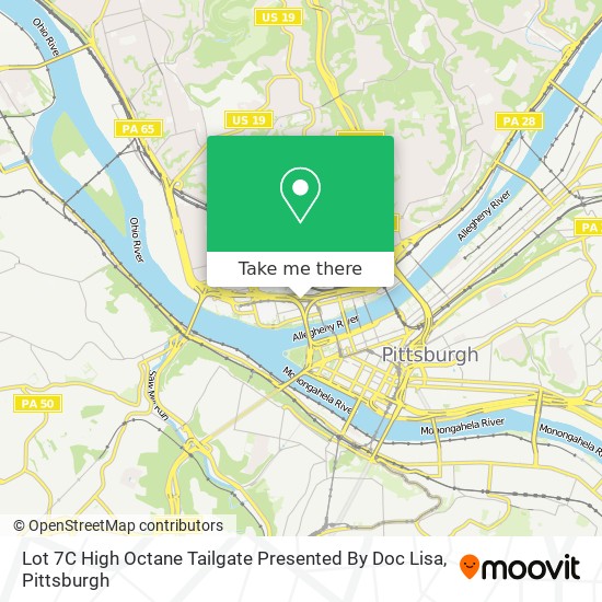 Mapa de Lot 7C High Octane Tailgate Presented By Doc Lisa