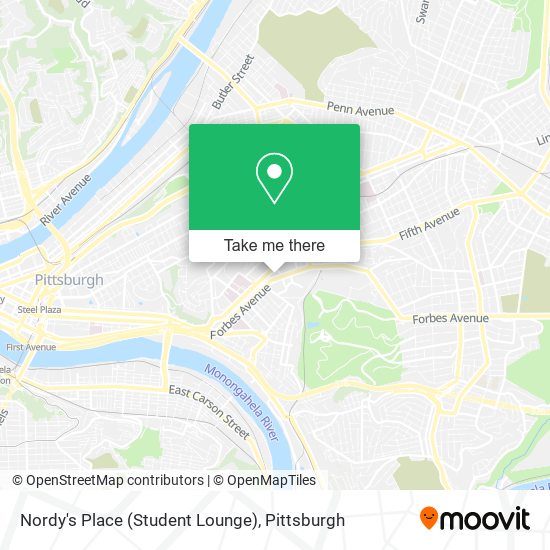 Mapa de Nordy's Place (Student Lounge)