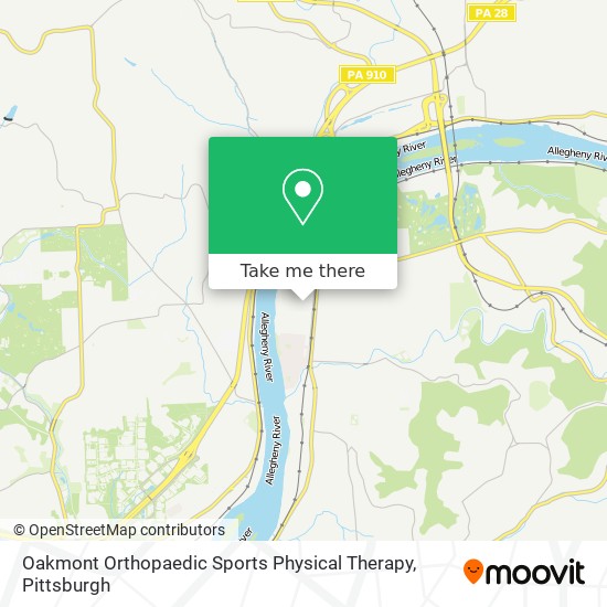 Mapa de Oakmont Orthopaedic Sports Physical Therapy