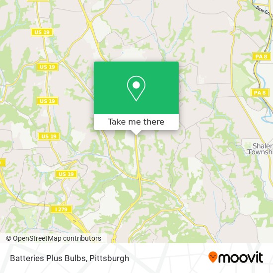 Batteries Plus Bulbs map