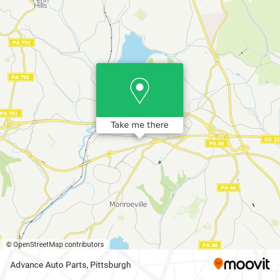 Mapa de Advance Auto Parts