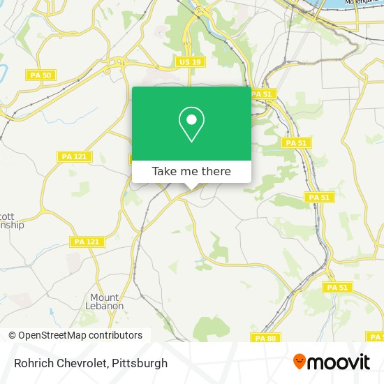 Rohrich Chevrolet map