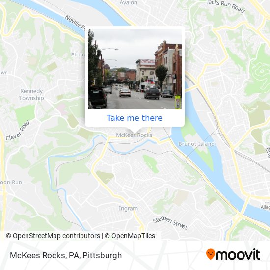 McKees Rocks, PA map
