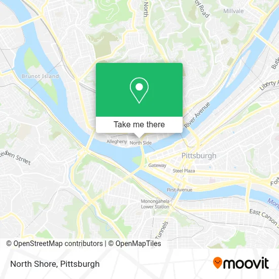 North Shore map
