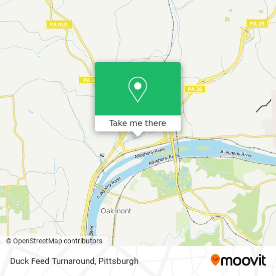 Mapa de Duck Feed Turnaround