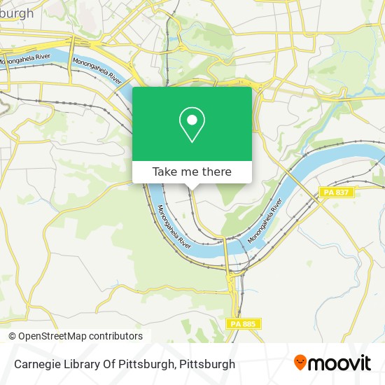 Mapa de Carnegie Library Of Pittsburgh
