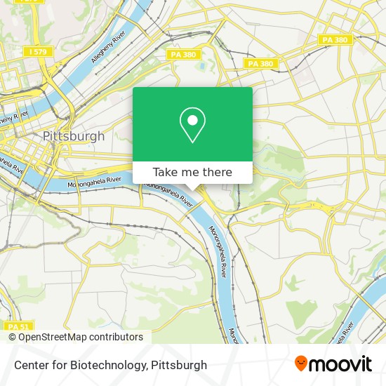 Mapa de Center for Biotechnology