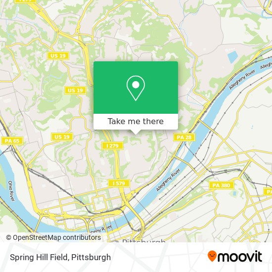 Mapa de Spring Hill Field