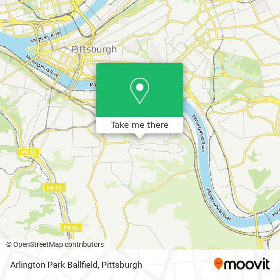 Mapa de Arlington Park Ballfield
