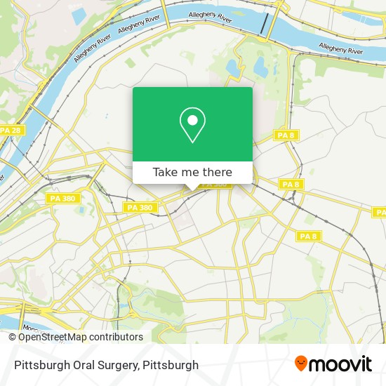 Mapa de Pittsburgh Oral Surgery