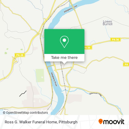 Ross G. Walker Funeral Home map
