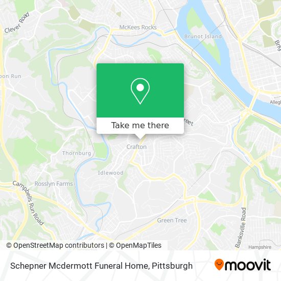 Schepner Mcdermott Funeral Home map