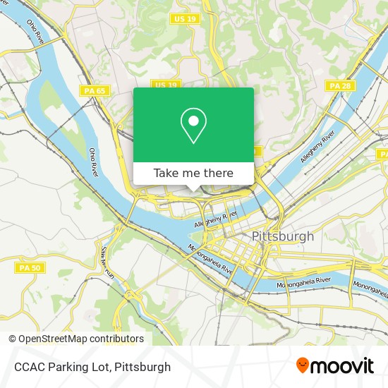 Mapa de CCAC Parking Lot